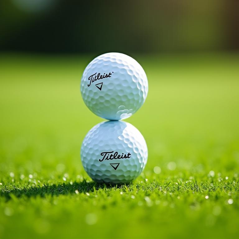 Stack of Premium Golf Balls